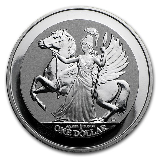 2017 British Virgin Islands 1 oz Silver Pegasus Reverse Proof 2017 British Virgin Islands 1 oz Silver Pegasus Reverse Proof